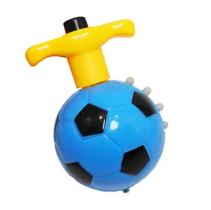 Colorful football gyro toys children's luminous toys