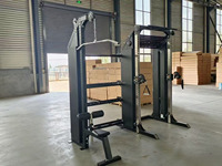 Suministro de Fábrica: Máquina Smith Modular Integrada de Combinación Libre, Rack Expandible de Acero Grueso 75*75, Equipo de Gimnasio
