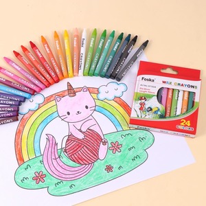 Foska Offre Spéciale Bon Prix Haute Qualité Sécurité Non Toxique Coloré Enfants Art Fournitures Multi-couleurs crayons avec logo personnalisé - Product Image 6
