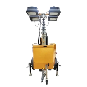 Lampu portabel menara CE EPA sesuai dengan tangan elektro hidrolik konstruksi seluler Machinery-5m 7m 9m pencahayaan Trailer <span class=keywords><strong>Array</strong></span> - Product Image 2