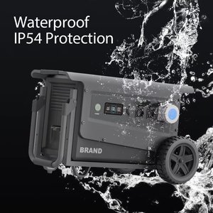 แหล่งจ่ายไฟฟ้า Lifepo4 3kw อุตสาหกรรมแบบพกพา 3000w เครื่องกำเนิดพลังงานแสงอาทิตย์กันน้ำ 3600w สถานีไฟฟ้าพกพาคุณภาพสูง - Product Image 5