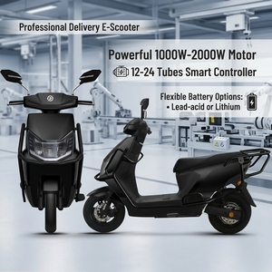 Nueva Moto Eléctrica Retro Scrambler 2000W 2026 - E-Moto Vintage <span class=keywords><strong>Cafe</strong></span> <span class=keywords><strong>Racer</strong></span> con Neumáticos Anchos Todoterreno, Motocicleta Eléctrica de Reparto - Product Image 5