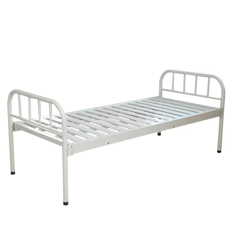 Personale del letto singolo in acciaio/dormitorio per studenti/lavoro/dipendenti con letto regolabile in altezza con struttura in ferro
