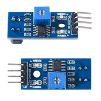 Módulo de Sensor IR MLK TCRT5000 para Seguimiento de Líneas y Evitación de Obstáculos LM393 con Sensibilidad Ajustable de 3.3-5V para Coche Inteligente Arduino