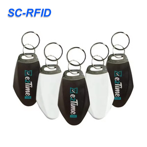 Tần Số Kép kim loại NFC Keychain 13.56MHz <span class=keywords><strong>RFID</strong></span> 125Khz <span class=keywords><strong>keyfob</strong></span> với t5577 chip không thấm nước PVC NFC Keychain tùy chỉnh - Product Image 4