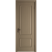 Porte de chambre moderne en bois composite non toxique, insonorisée, résistante à l'humidité, sans peinture, pour une sécurité optimale