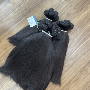 Offre Spéciale – Lots de Cheveux Humains Noirs Vietnamiens Bruts, Tissage Droit, Double Trame, Cuticules Entièrement Alignées, Aspect Naturel Doux, Qualité Premium - Product Image 5