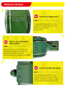 Assemblage de manchons de boîtier de roulement HT100 en fonte de haute qualité couverture <span class=keywords><strong>FNL</strong></span> série H2316 bloc d'oreiller OEM roulement industriel P6 - Product Image 5