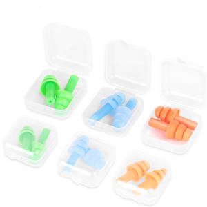 Tapones de silicona para los oídos para dormir, con cancelación de ruido, suaves y reutilizables, impermeables, reducción de ruido, venta al por mayor - Product Image 2