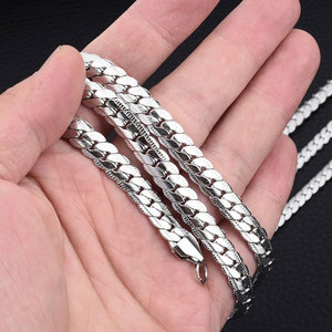 Cadena de Acero Inoxidable 316L al por Mayor, Estilo Hiphop Cubano, para Fabricación de Joyería, Cadena Trenzada Original para Hombres, Niños y Niñas - Product Image 5