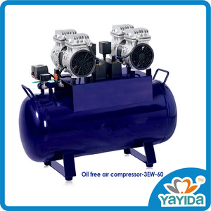 เครื่องอัดอากาศ Ya Yida รุ่น AYD-2EW-35 แบบไร้น้ำมัน เงียบ สำหรับเก้าอี้ทำฟัน น้ำหนัก 28 กก. ผลิตที่เมืองฝอซาน - Product Image 4