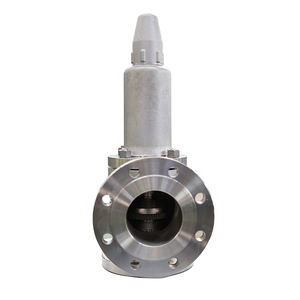 Válvula de alivio de seguridad tipo ángulo de acero inoxidable de precio competitivo Válvula de alivio de presión de brida de nitrógeno líquido DN80 - Product Image 6