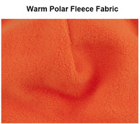 Bonnet en polaire tricoté chaud d'hiver avec logo brodé pour le ski et le cyclisme