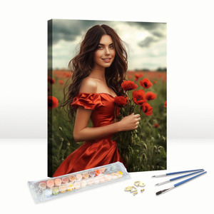 R-PBN001 <span class=keywords><strong>Peinture</strong></span> par numéros personnalisée <span class=keywords><strong>avec</strong></span> cadre 24/36/48/64 couleurs Kits de <span class=keywords><strong>peinture</strong></span> par numéros DIY pour adultes - Product Image 1