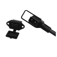 Connecteur EV pour l'Énergie : Alimentation à Courant Élevé 30A 500V, Contact en Alliage de Cuivre, Boîtier en Nylon, 2+4 Broches Femelles, Classe IP67