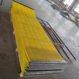 Yantai Customized Anti Blocking Linear Polyurethane Separately Screen Tension Mesh For Vibrating Screen