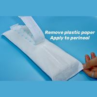 Serviettes Maxi Absorbantes Médicales 2-en-1 avec Compresse Froide Instantanée à Usage Unique pour Post-partum et Compresse Glacée Périnéale