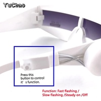 Lunettes à lumière LED Lunettes à lueur lumineuse Hommes Femmes Lunettes Performance Nouveauté Style Fête Lunettes pour Noël Nouvel An Décoration