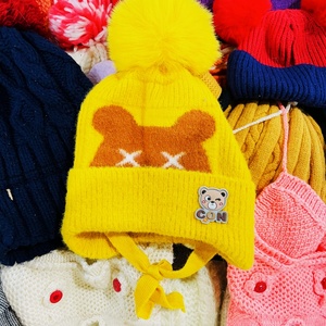 Chapeau de citrouille Automne Hiver Design animal de dessin animé Pull en laine Bonnet pour bébés Coupe-vent Chaud Haute douceur Gratuit Jackwen Factory - Product Image 3