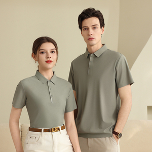 Camisas Polo Personalizadas para Hombre, Tejido Liso, Algodón, Uniforme de Empleado, Camisa Polo de Trabajo con Logotipo Bordado, Color Sólido - Product Image 2
