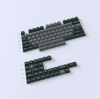 Clavier mécanique SIKAKEYB RTS 61 64 68 84 touches 60% 75% 80% personnalisé OEM en résine PBT double injection blanc vert gris mignon