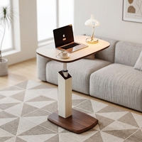 Vente directe d'usine, table d'appoint relevable 360° °   Table basse pivotante et mobile pour canapé, petit bureau pour la maison ou le bureau