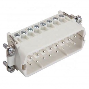 Đầu nối mới và nguyên bản 09340102601 16a830v han 10hve 10pin nam chèn màu xám 10 + 2 + Vít vị trí mặt đất - Product Image 5