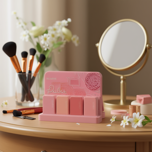 Palette de fard à joues Saniye, crème mate, haute pigmentation, maquillage pour le visage, taille standard, EA005, teint moyen - Product Image 2