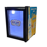 Mini nevera personalizada, botella comercial que puede beber, nevera con refrigeración directa, control de temperatura mecánico para bares de hoteles