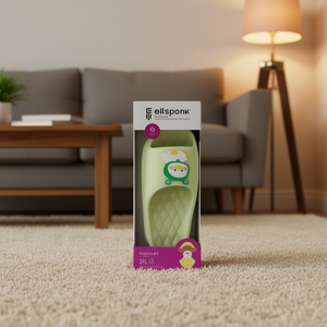 Ellspenk Cartoon <b>Slippers</b> Green Size 36/37 Anti-Slippery EVA Home <b>Slippers</b> - Product Image 2