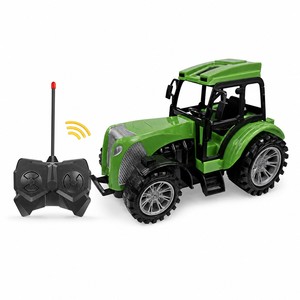 Tractor de juguete RC de 4 canales con faros, camión de granja a control <span class=keywords><strong>remoto</strong></span> para niños, regalo en caja con ventana - Product Image 1