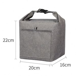 Custom Logo Oxford Fabric Reusable <b>Insulated</b> Bag <b>Lunch</b> <b>Box</b> Soft Cooler Cooling Tote for Corporate Welcome Gift - Product Image 4