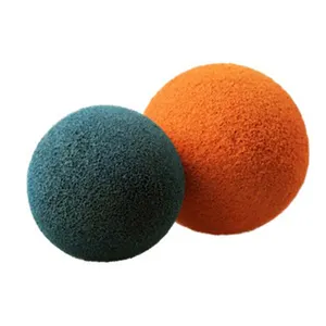 تنظيف الكرة المطاط الكرة الإسفنج الكرة لتنظيف أنبوب مضخة الأسمنت مجاري-لينة إلى الصلب