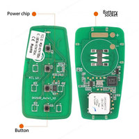 Llave Inteligente Universal Autel IKEY IKEYAT004AL de 4 Botones, Estándar Independiente, para Usar con Programador de Llaves de Auto Altra KM100 IM508 IM608