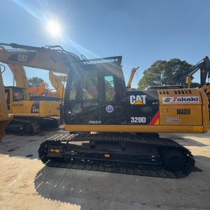 รถขุดไฮดรอลิกแบบตีนตะขาบ Caterpillar 20 ตัน รุ่น CAT320D มือสอง สภาพเหมือนใหม่ นำเข้าจากต่างประเทศ พร้อมบุ้งกี๋ขนาด 1 เมตร กำลัง 103 กิโลวัตต์ เหมาะสำหรับงานก่อสร้าง - Product Image 1