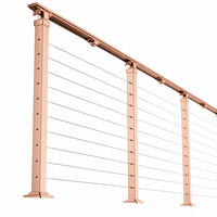 Balustrade extérieure pour balcon, garde-corps de terrasse, clôture d'escalier, garde-corps en câble métallique