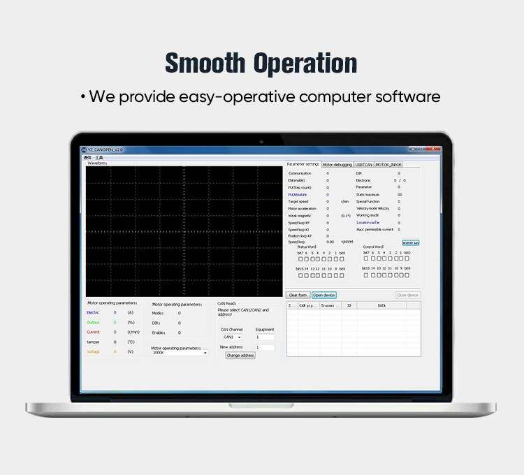 Rotary Motor Electronic Actuators with Harmonic Drive+ Encoder+ ...