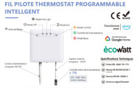 Radiateur électrique Thermostat Wifi Contrôleur de chauffage Module pilote de fil pilote