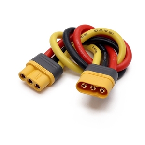 Conector de Batería ESC para Modelos RC de Alta Corriente 30A, Enchufe Macho y Hembra de 3 Núcleos MR60-F MR60-M, Cable Personalizado de 10AWG 12AWG, 10CM 20CM 100CM - Product Image 4