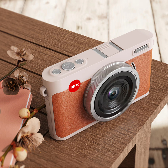 64MP 5K Digital Mirrorless Camera 4 Inch Touch Screen WiFi Option 1200mAh Battery Auto Focus Flash CE FCC RoHS Certified