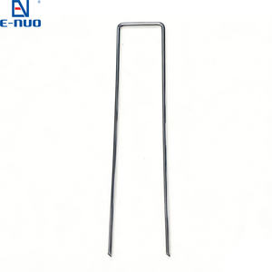 Piquets de <span class=keywords><strong>sol</strong></span> en U galvanisés haute résistance pour filets de gazon et clôtures de jardin pour le Japon - Product Image 1