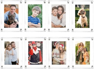 Cadre photo magnétique en acrylique personnalisé pour usage domestique Cadre en plastique commémoratif d'anniversaire - Product Image 4