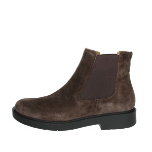 Stivaletti bassi 00023 D16QRC in pelliccia marrone con soletta superiore in PU con punta a punta stile Cowboy Chelsea per la stagione autunnale invernale - Product Image 1