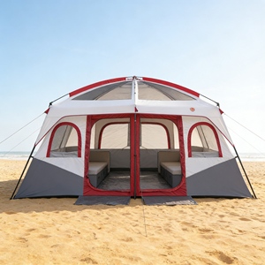 Casa <span class=keywords><strong>da</strong></span> Spiaggia Pop-up Oversize con Camera <span class=keywords><strong>da</strong></span> Letto e Ampia <span class=keywords><strong>Veranda</strong></span> <span class=keywords><strong>per</strong></span> Vivere all'Aperto e Intrattenersi - Product Image 2