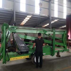 Schlepp anhänger Boom <span class=keywords><strong>Lift</strong></span> Platform Gelenk arm 360 Grad Rotation Boom <span class=keywords><strong>Lift</strong></span> - Product Image 4