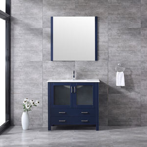 Meuble-lavabo de salle de bain haut de gamme de 36 pouces avec vasque en céramique et caractéristiques résistantes à l'eau - Product Image 5