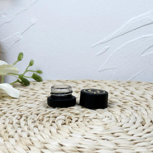 Bocal en verre transparent 5ml 7ml 9ml concentré résistant aux enfants avec couvercles CR - Product Image 2