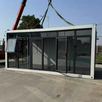 Maisons en conteneur modulaires de 20 pieds Petite maison préfabriquée en paquet plat pour la Thaïlande Hôtels Appartements Hôpitaux Panneau sandwich en acier