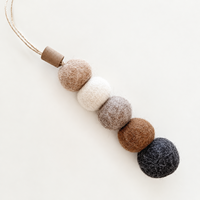 Lot de boules parfumées en feutre de laine feutrée à la main, diffuseur de voiture pour aromathérapie, sachet de placard