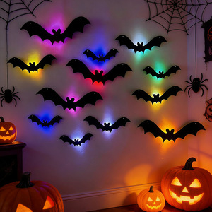 Decoraciones de Halloween con Murciélagos, Adhesivos Negros para Decoración del Hogar, Decoración Vintage de Pared para Halloween - Product Image 3